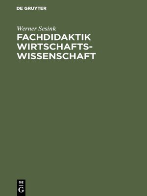 cover image of Fachdidaktik Wirtschaftswissenschaft